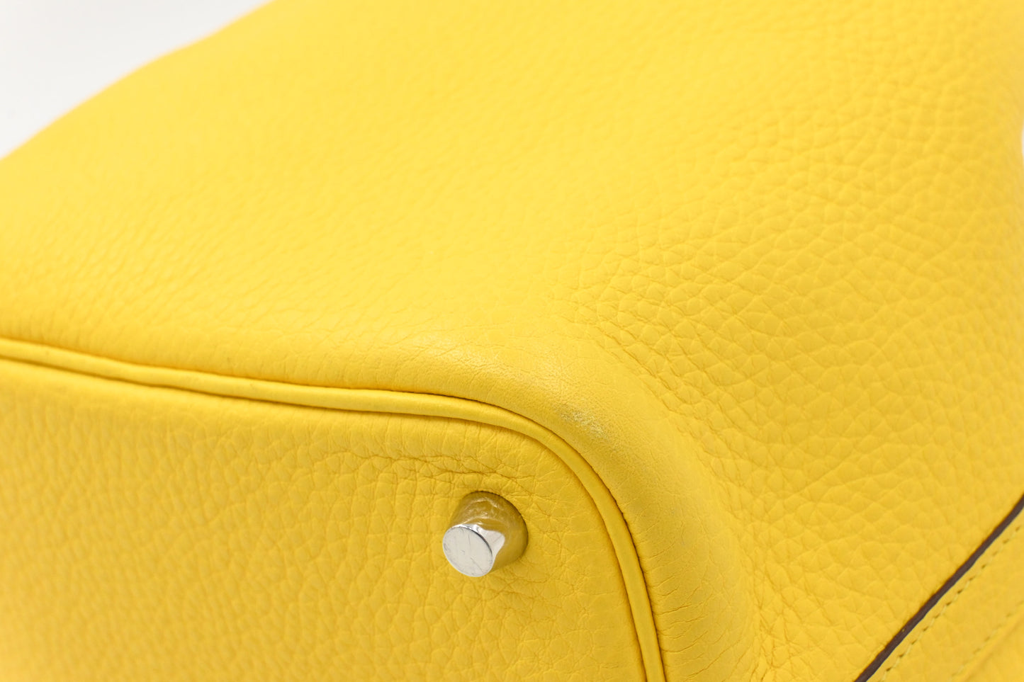Hermes Picotin 18 in Limoncello Clemence Leather