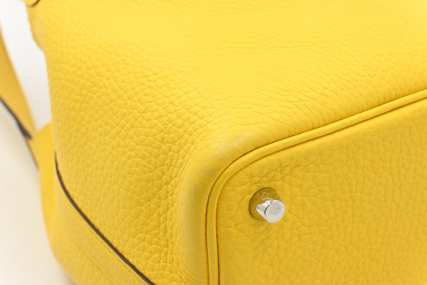 Hermes Picotin 18 in Limoncello Clemence Leather