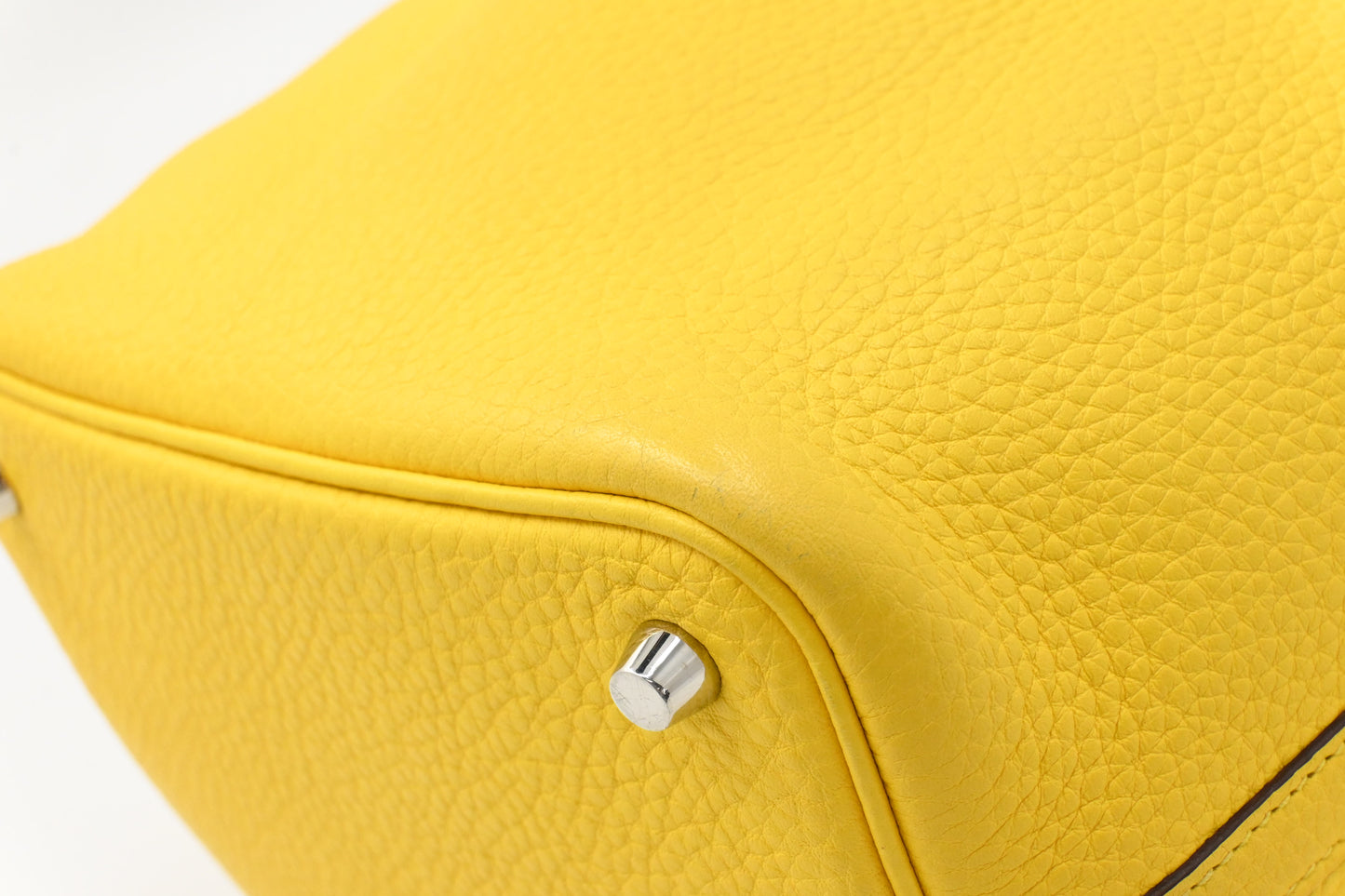 Hermes Picotin 18 in Limoncello Clemence Leather