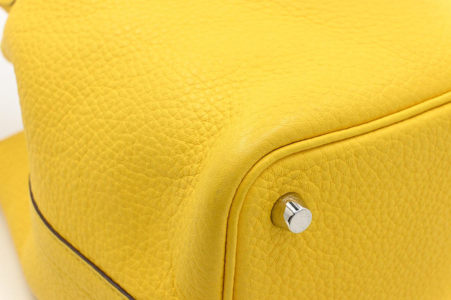 Hermes Picotin 18 in Limoncello Clemence Leather