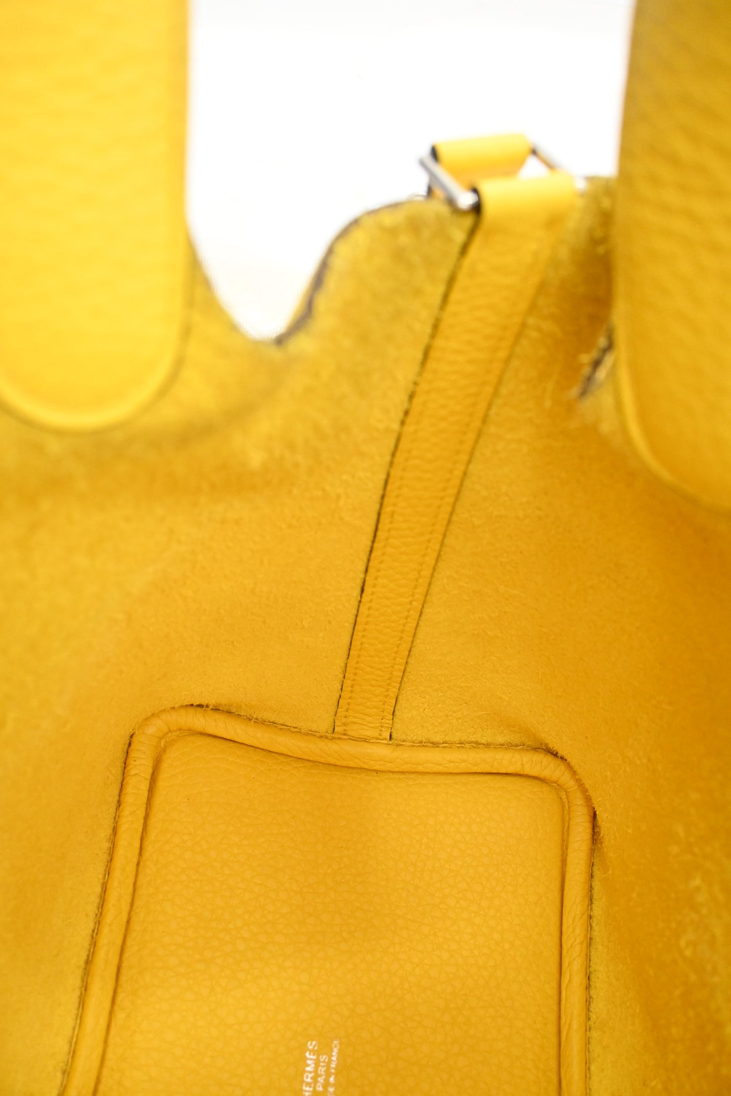 Hermes Picotin 18 in Limoncello Clemence Leather