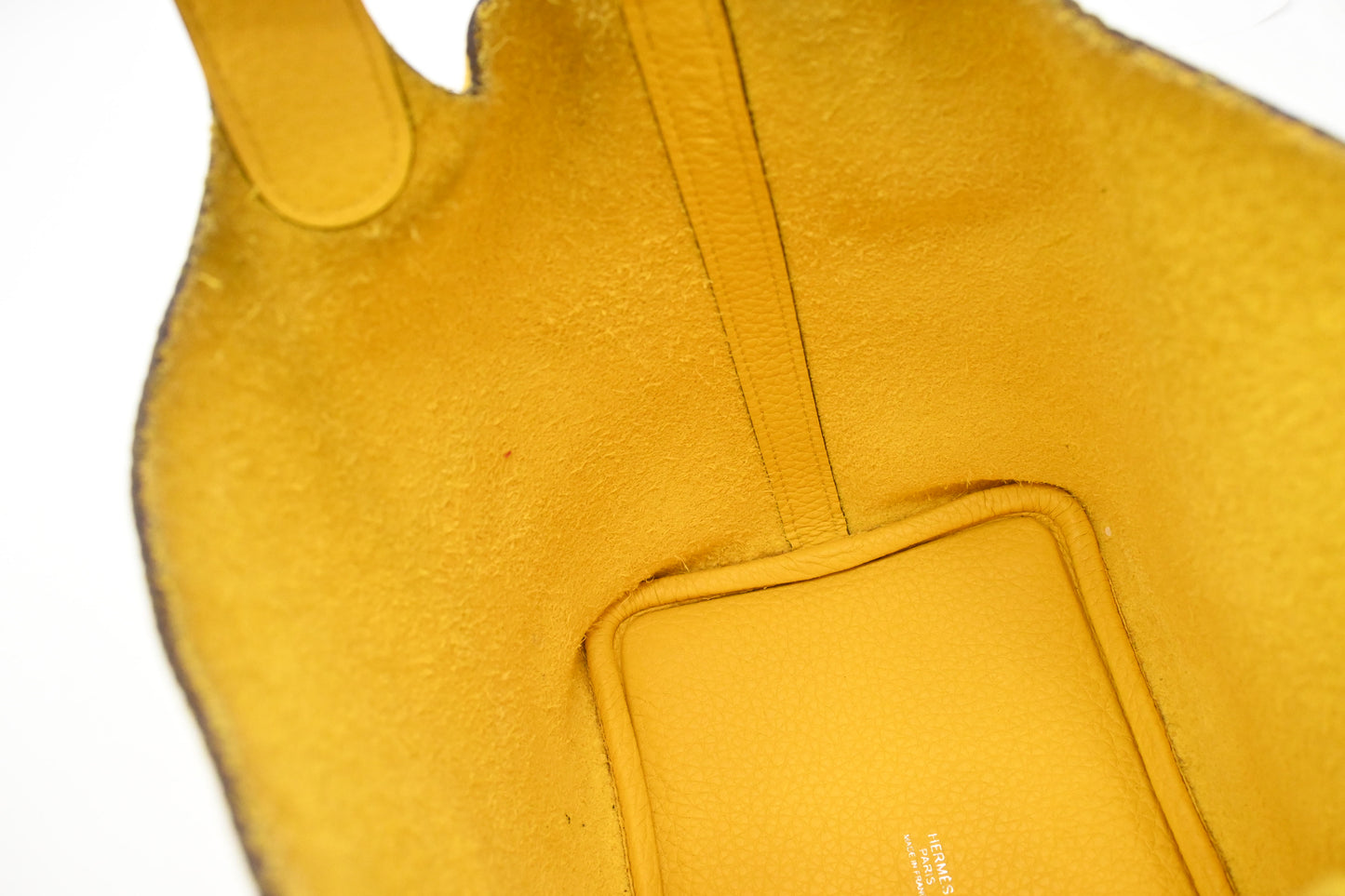 Hermes Picotin 18 in Limoncello Clemence Leather