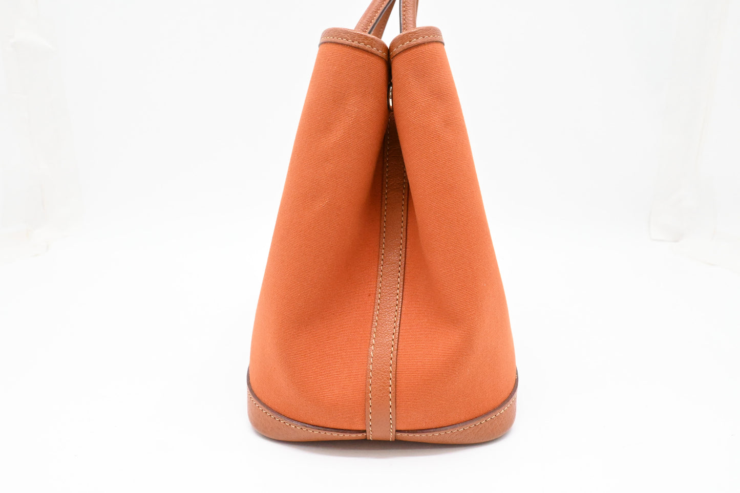 Hermes Garden Party 30 in Orange Canvas