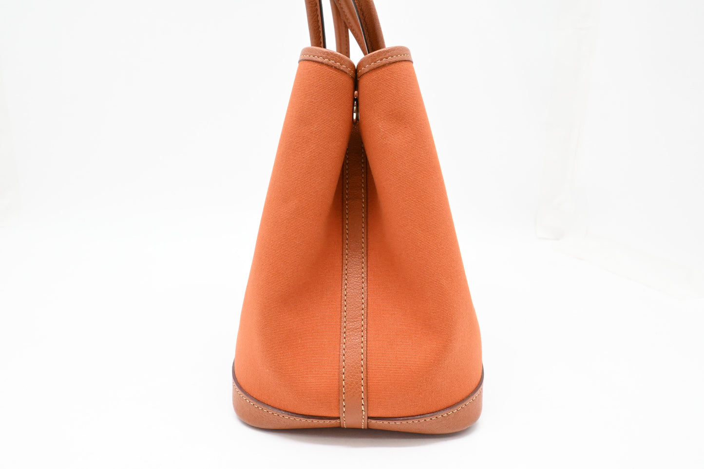 Hermes Garden Party 30 in Orange Canvas