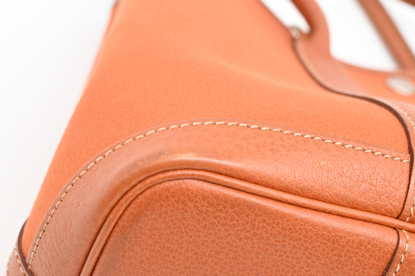 Hermes Garden Party 30 in Orange Canvas