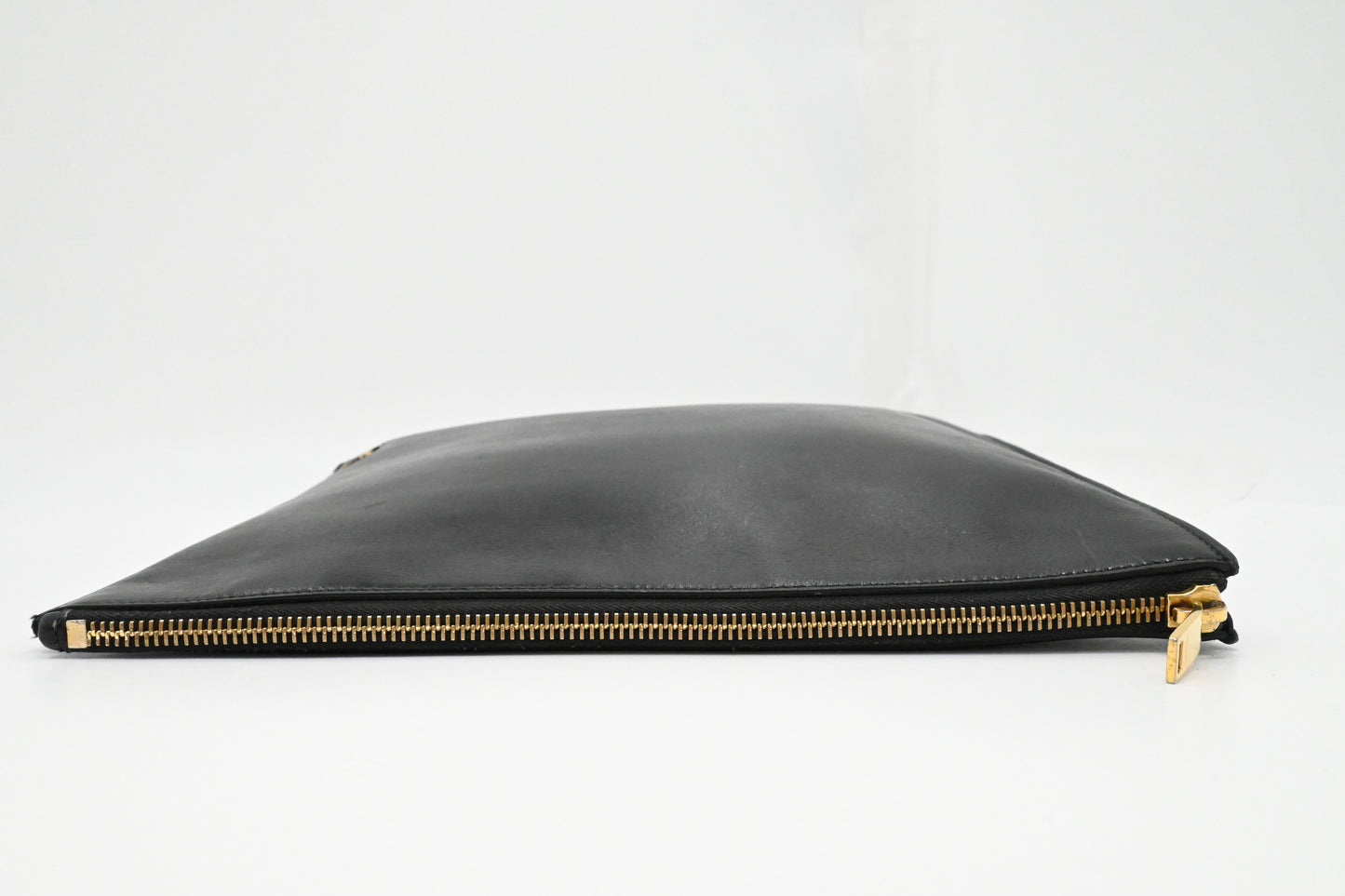 YSL Saint Laurent Clutch in Black Leather