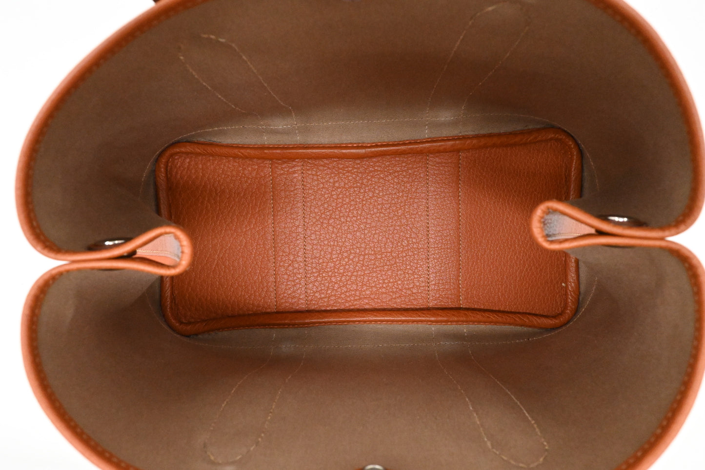 Hermes Garden Party 30 in Orange Canvas