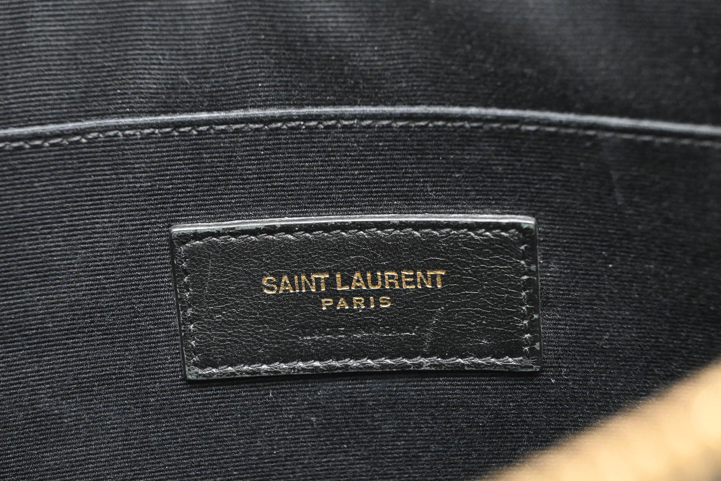 YSL Saint Laurent Clutch in Black Leather