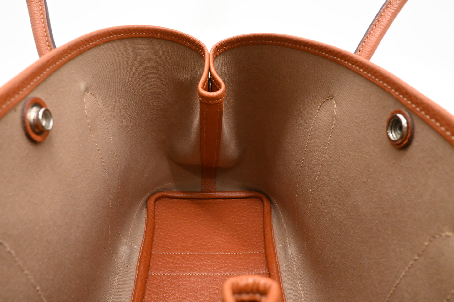 Hermes Garden Party 30 in Orange Canvas