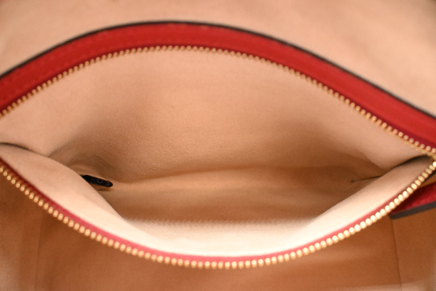 Gucci Snake Boston Bag in GG Supreme Canvas and Red Leather