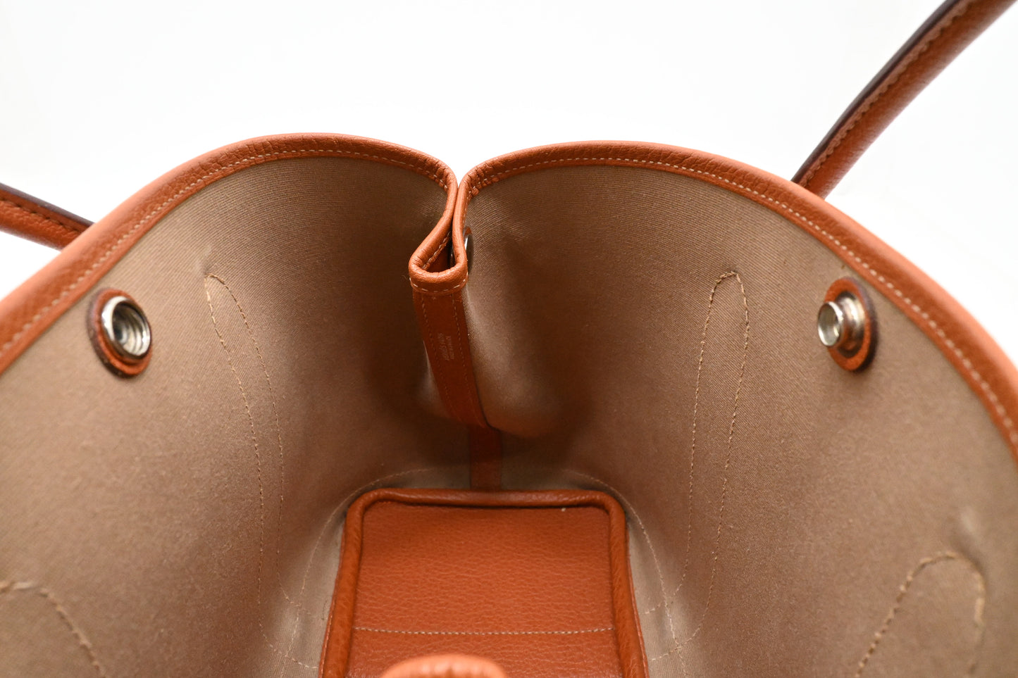 Hermes Garden Party 30 in Orange Canvas