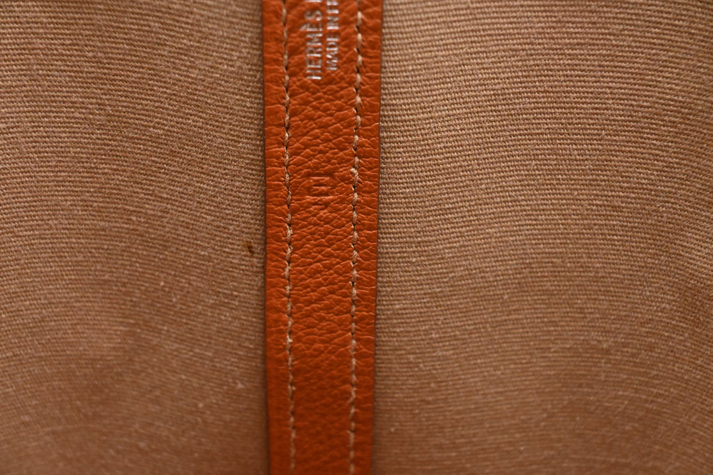 Hermes Garden Party 30 in Orange Canvas