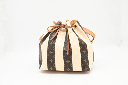 Louis Vuitton Petit Noe in Rayures Monogram Canvas