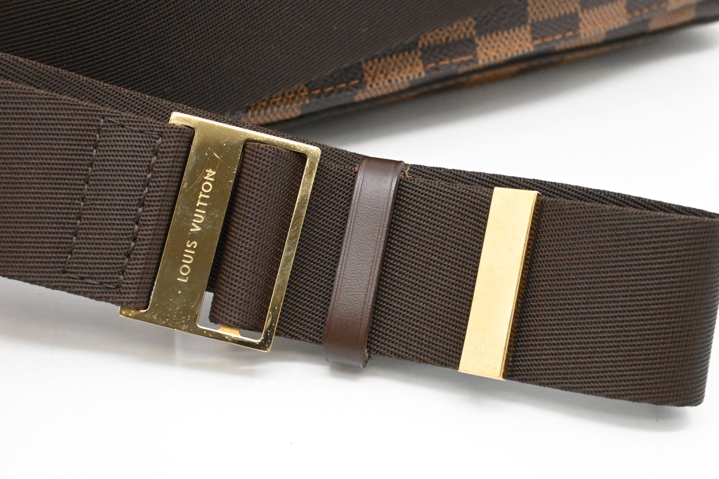 Louis Vuitton Geronimo in Damier Ebene Canvas