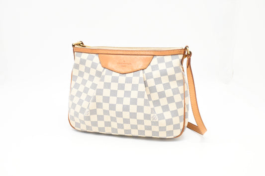 Louis Vuitton Siracusa PM in Damier Azur Canvas