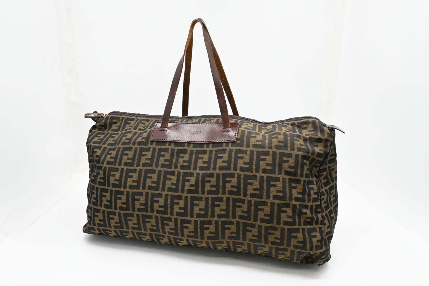 Fendi Foldable Duffle Bag in Zucca Canvas