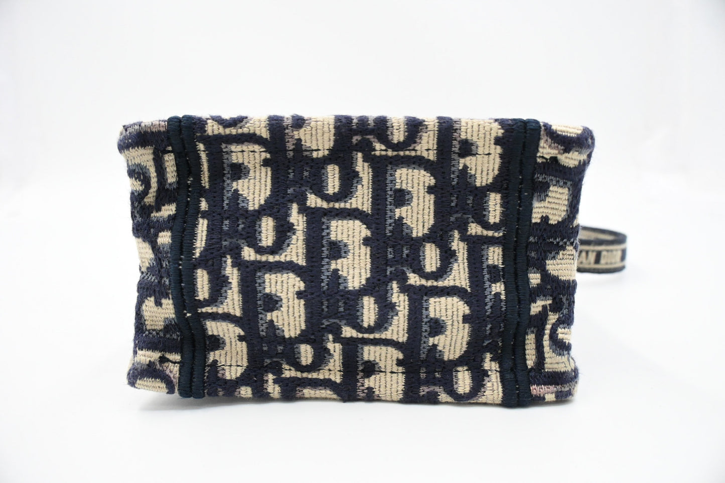 Dior Mini Dior Book Tote in Navy Oblique Canvas