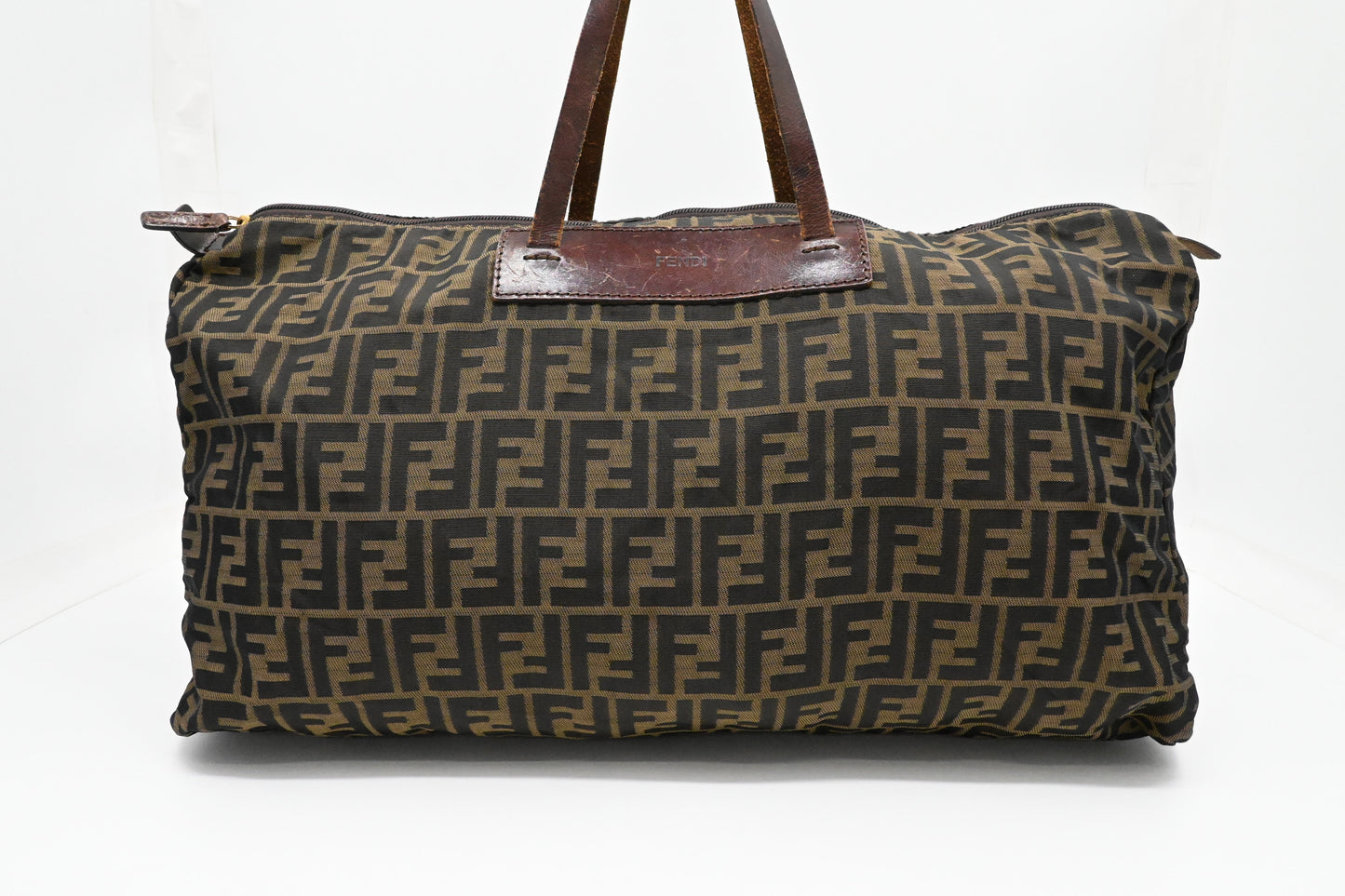 Fendi Foldable Duffle Bag in Zucca Canvas
