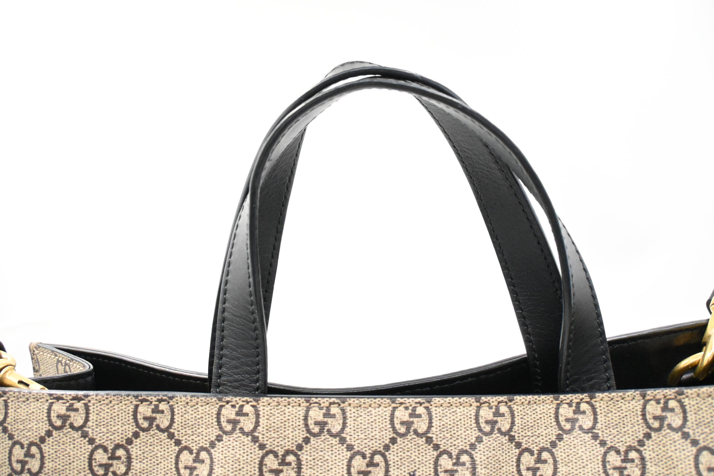 Gucci King Snake Tote in GG Supreme Canvas