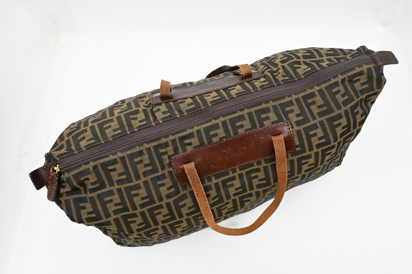 Fendi Foldable Duffle Bag in Zucca Canvas