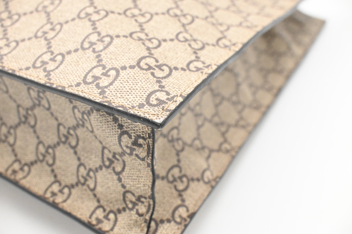 Gucci King Snake Tote in GG Supreme Canvas
