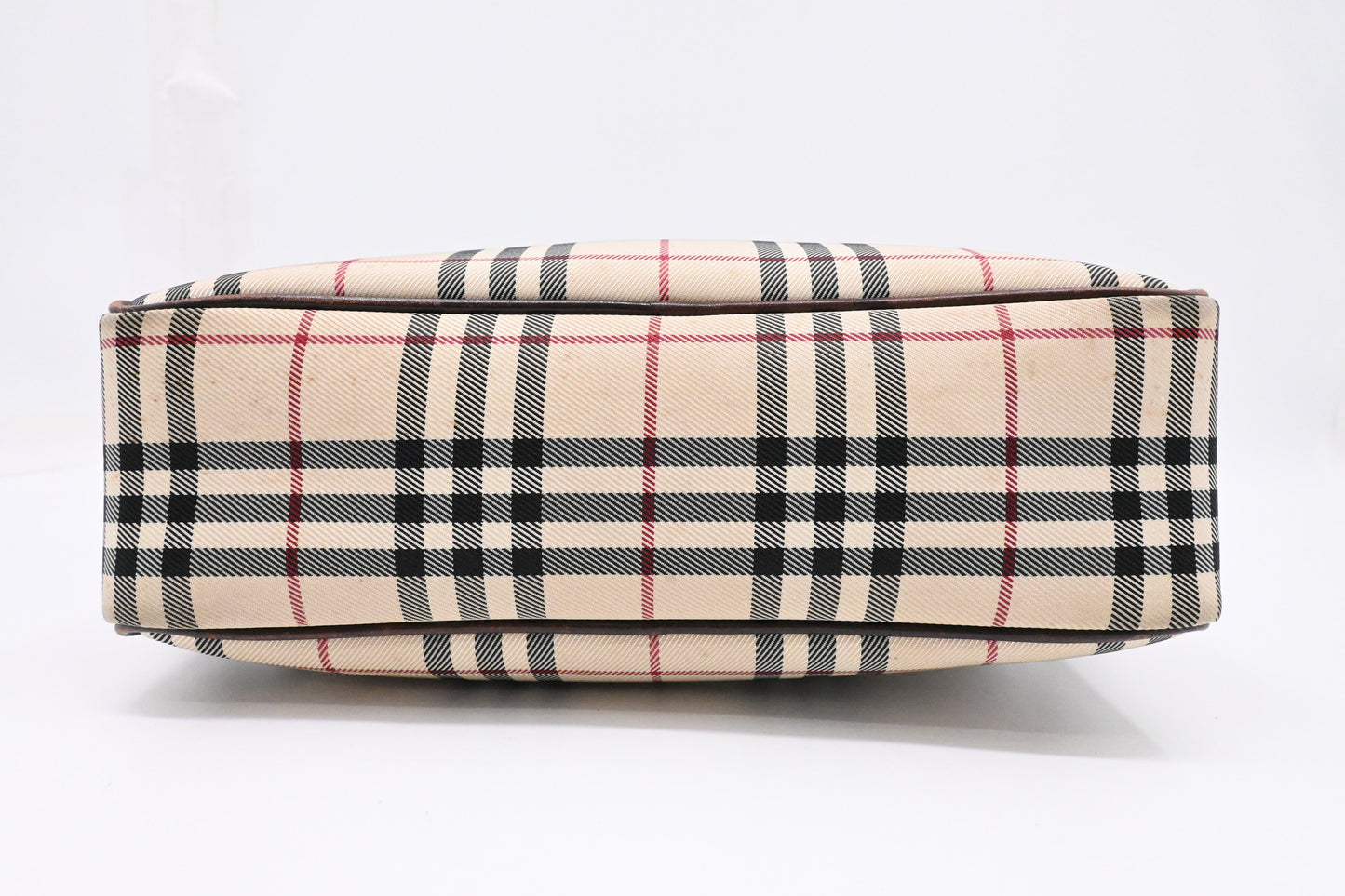 Burberry Crossbody Bag in Beige Checked Canvas