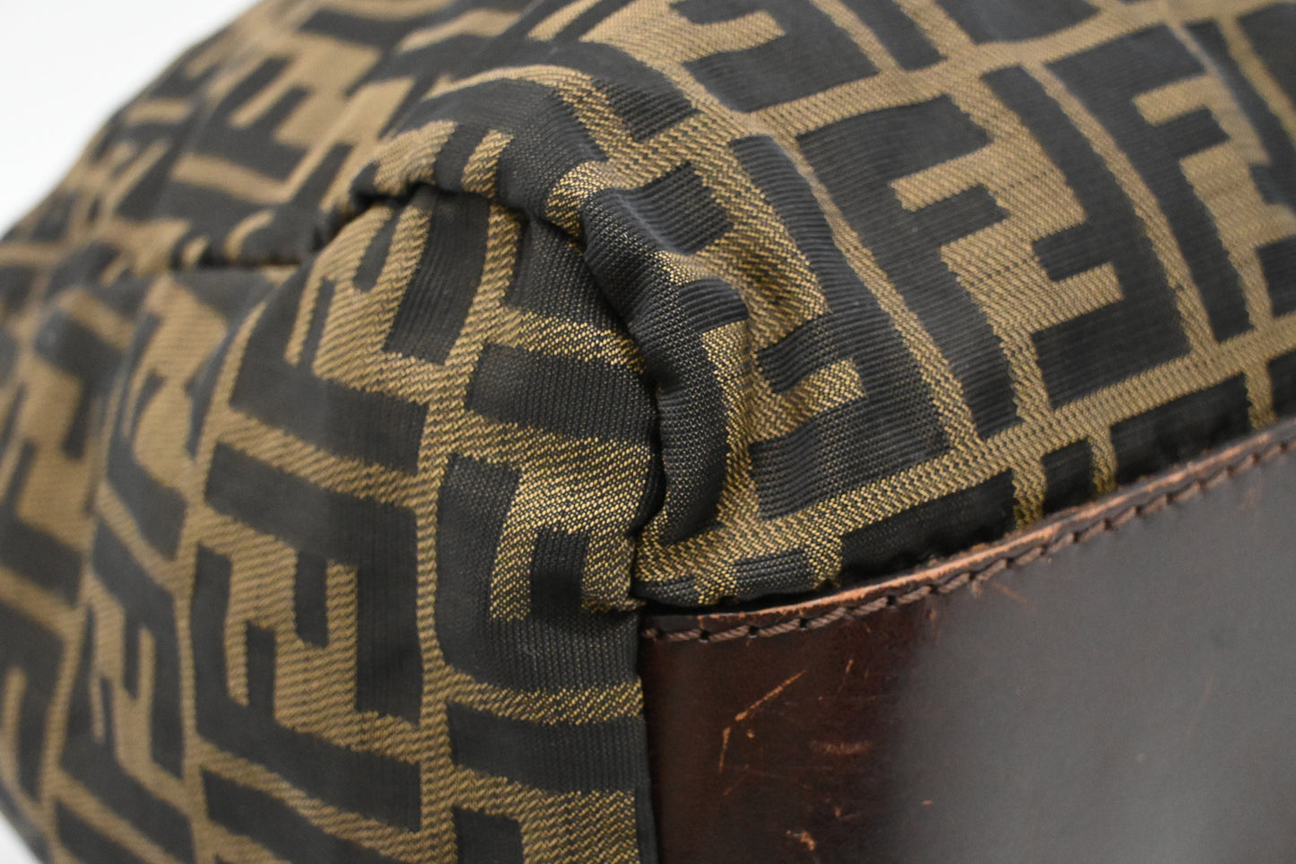 Fendi Foldable Duffle Bag in Zucca Canvas