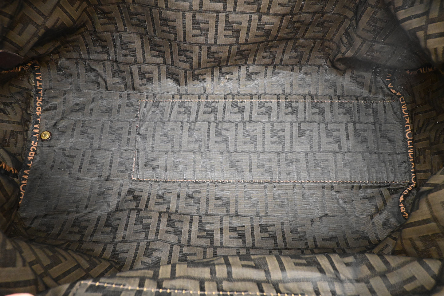 Fendi Foldable Duffle Bag in Zucca Canvas