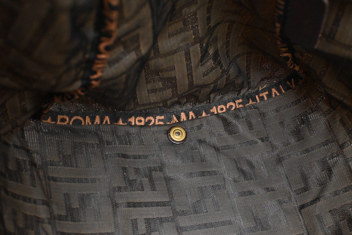 Fendi Foldable Duffle Bag in Zucca Canvas