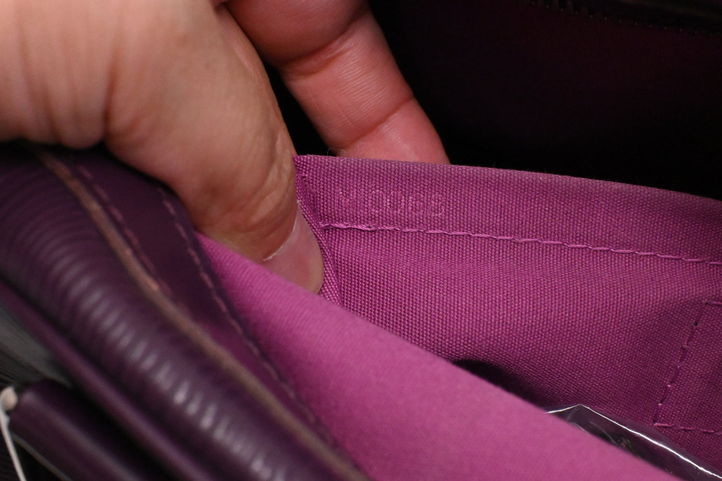 Louis Vuitton Bowling Montaigne PM in Purple Epi Leather
