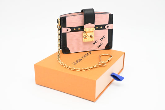 Louis Vuitton Trunk Multicartes in Pink Epi Leather