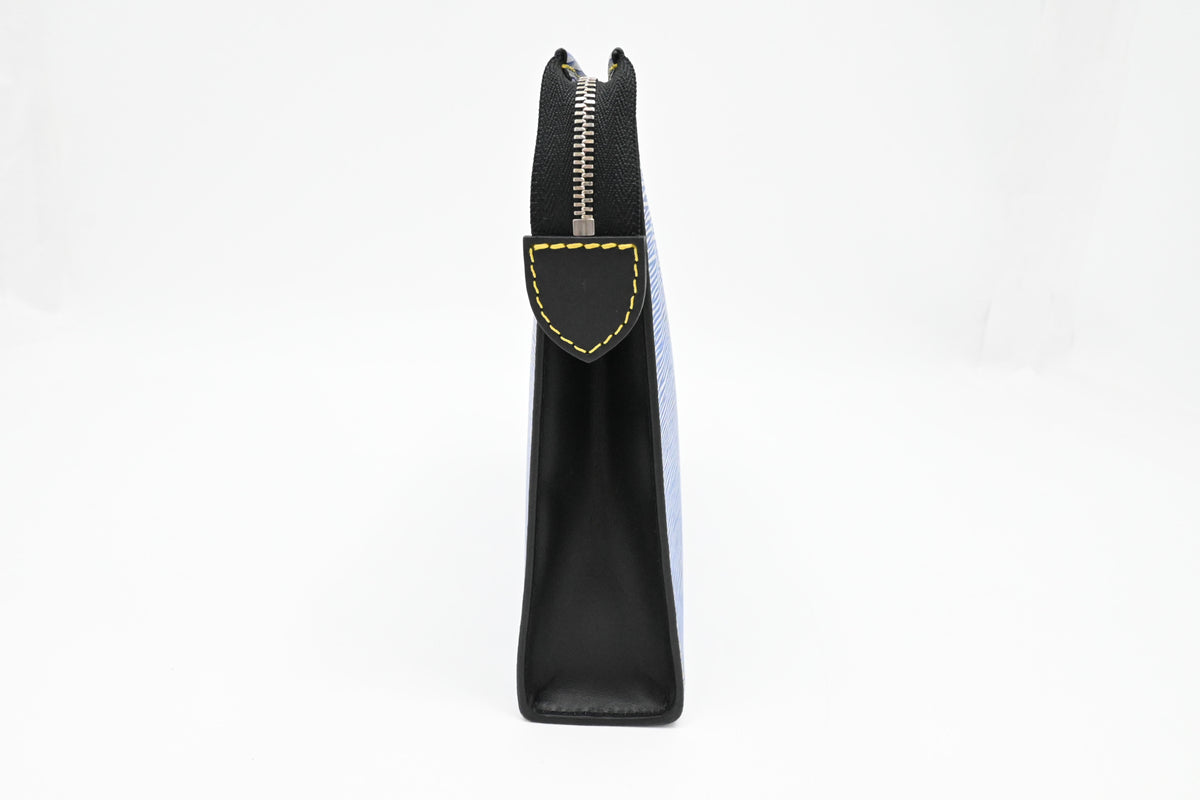 Louis Vuitton Toiletry 26 in Blue Epi Denim Leather