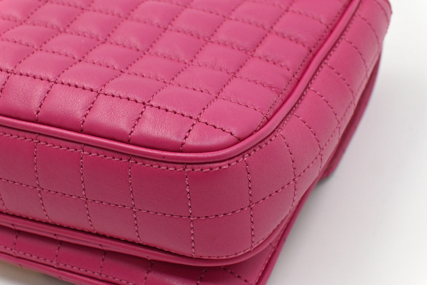 Celine Small C Bag in Pink Leather