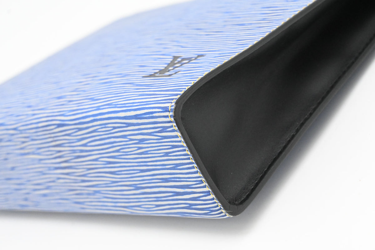 Louis Vuitton Toiletry 26 in Blue Epi Denim Leather