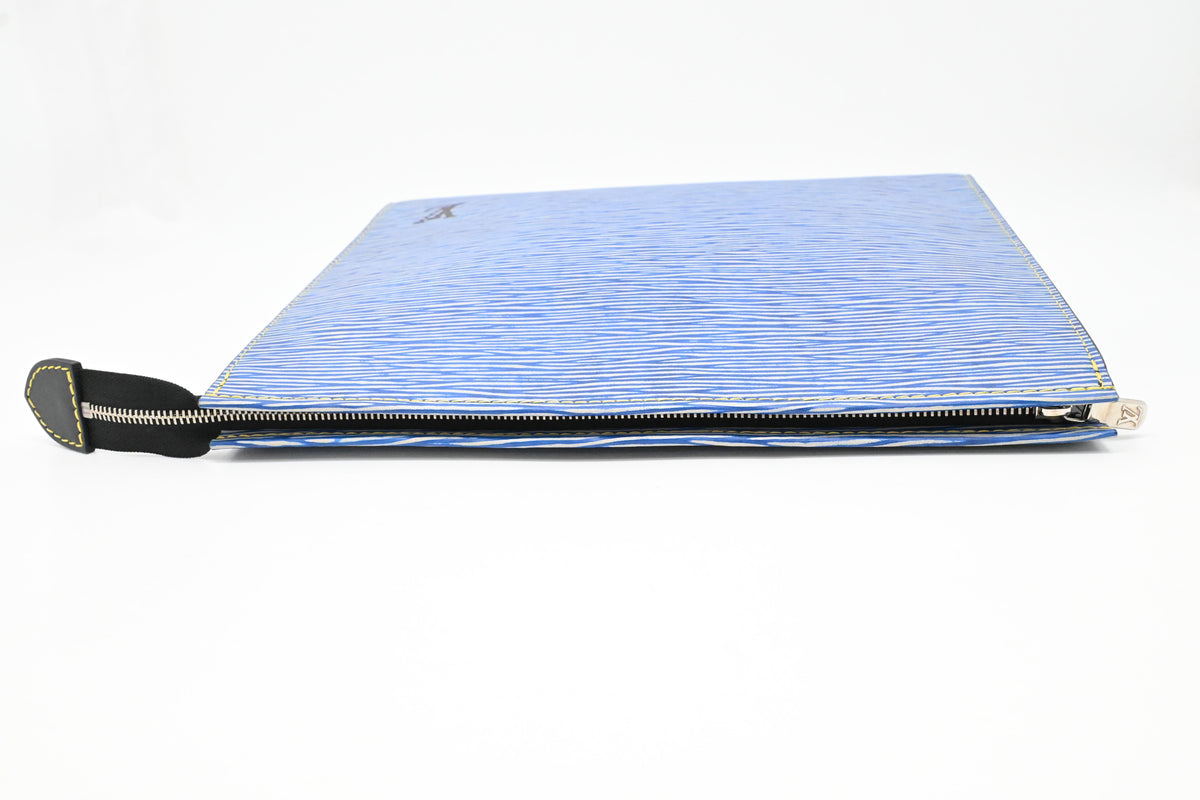 Louis Vuitton Toiletry 26 in Blue Epi Denim Leather
