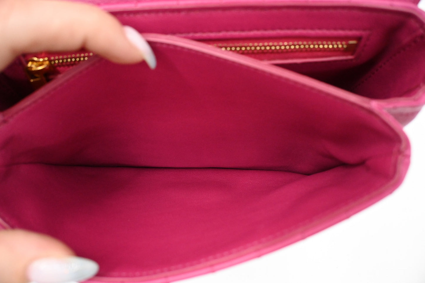 Celine Small C Bag in Pink Leather