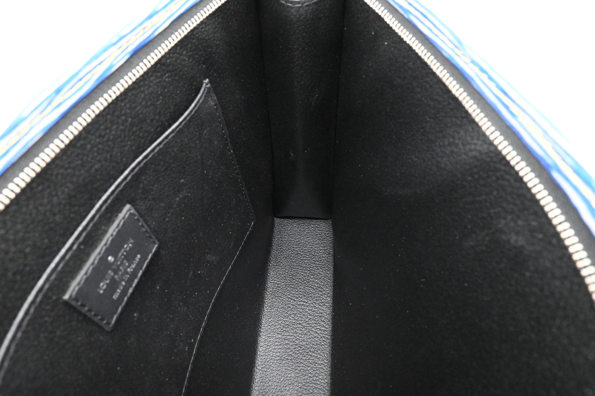Louis Vuitton Toiletry 26 in Blue Epi Denim Leather