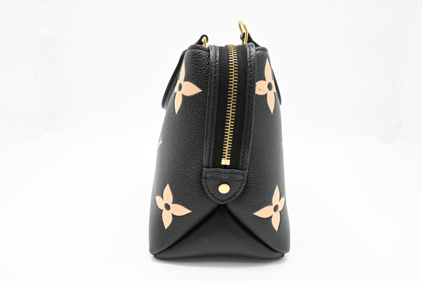 Louis Vuitton Petit Palais in Black Bicolor Monogram Empreinte Leather