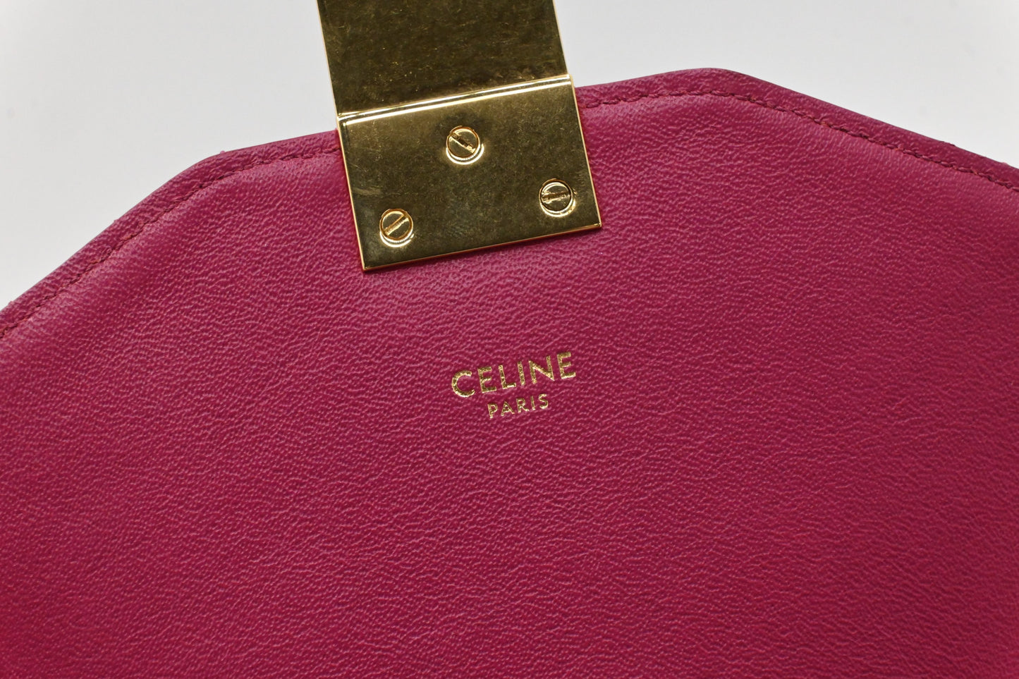 Celine Small C Bag in Pink Leather
