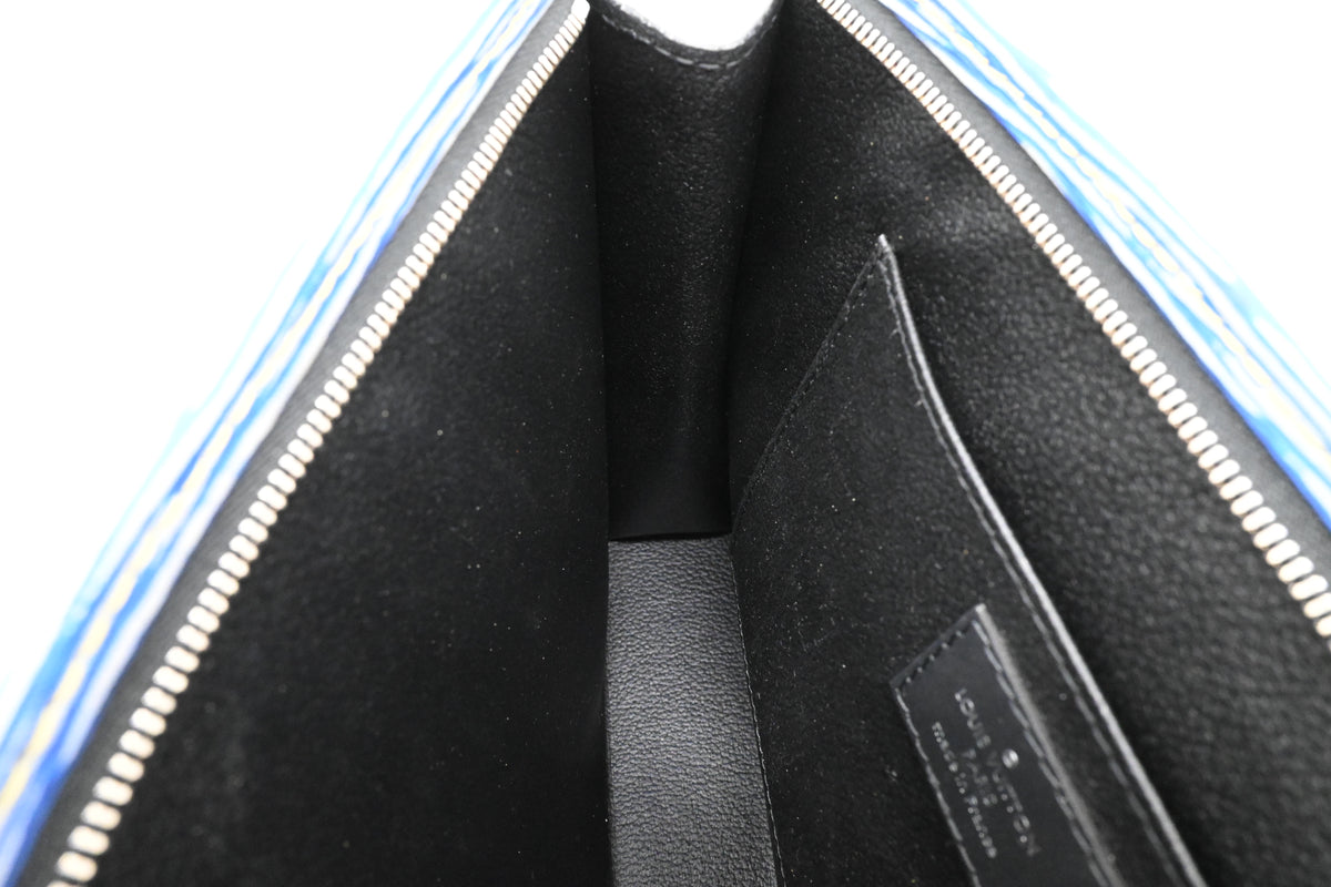 Louis Vuitton Toiletry 26 in Blue Epi Denim Leather