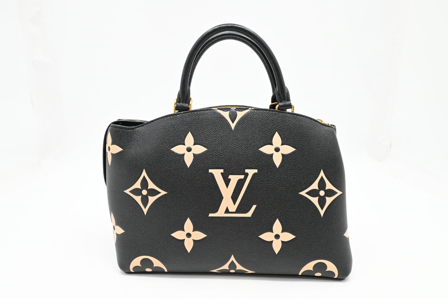 Louis Vuitton Petit Palais in Black Bicolor Monogram Empreinte Leather