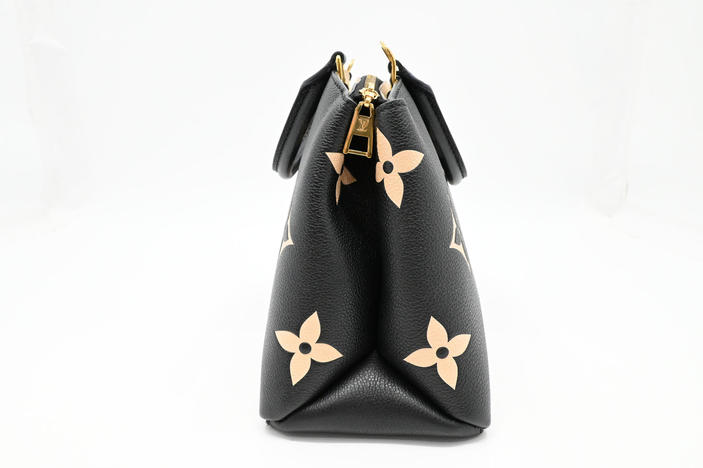 Louis Vuitton Petit Palais in Black Bicolor Monogram Empreinte Leather
