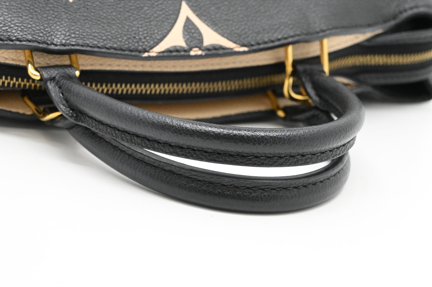 Louis Vuitton Petit Palais in Black Bicolor Monogram Empreinte Leather