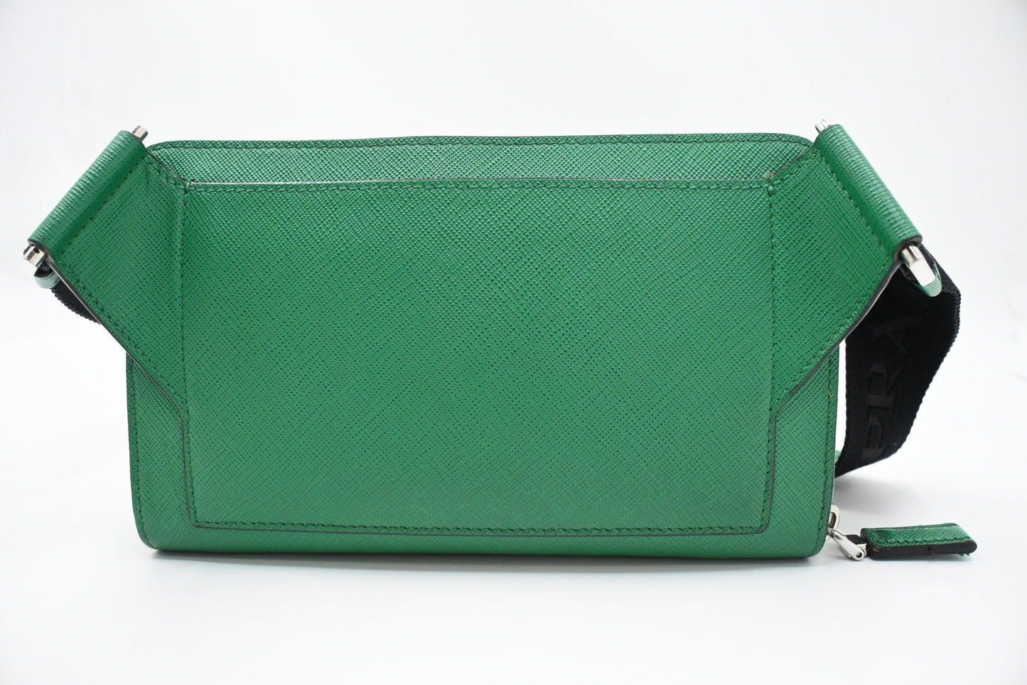 Prada Belt Bag in Green Saffiano Leather