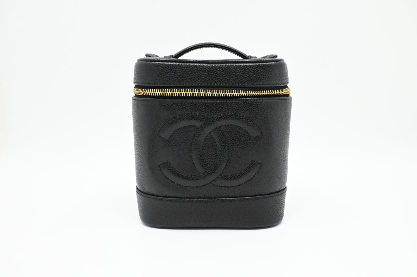 Chanel Vanity Bag in Black Caviar Leather