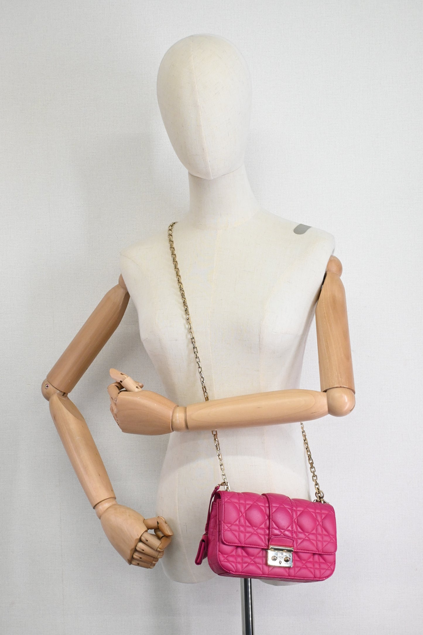 Dior Miss Dior Promenade in Pink Cannage Leather