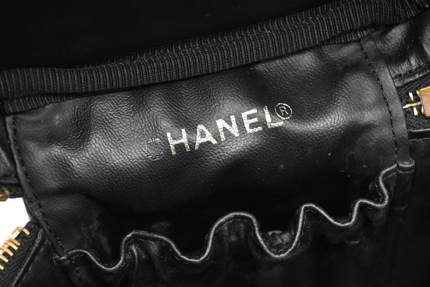 Chanel Vanity Bag in Black Caviar Leather