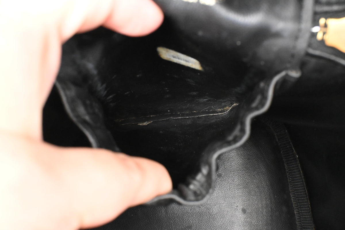 Chanel Vanity Bag in Black Caviar Leather