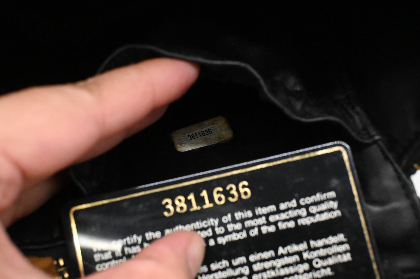 Chanel Vanity Bag in Black Caviar Leather