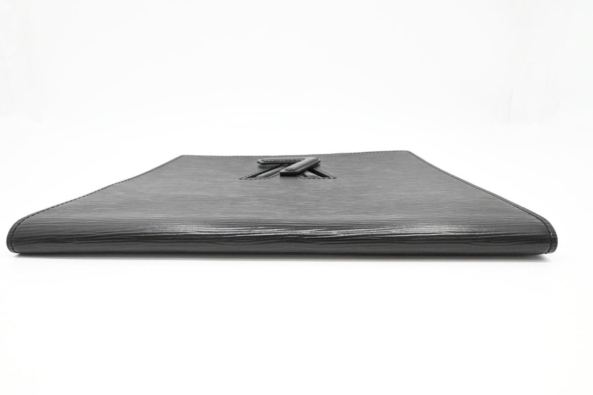 Louis Vuitton Trapeze Clutch in Black Epi Leather